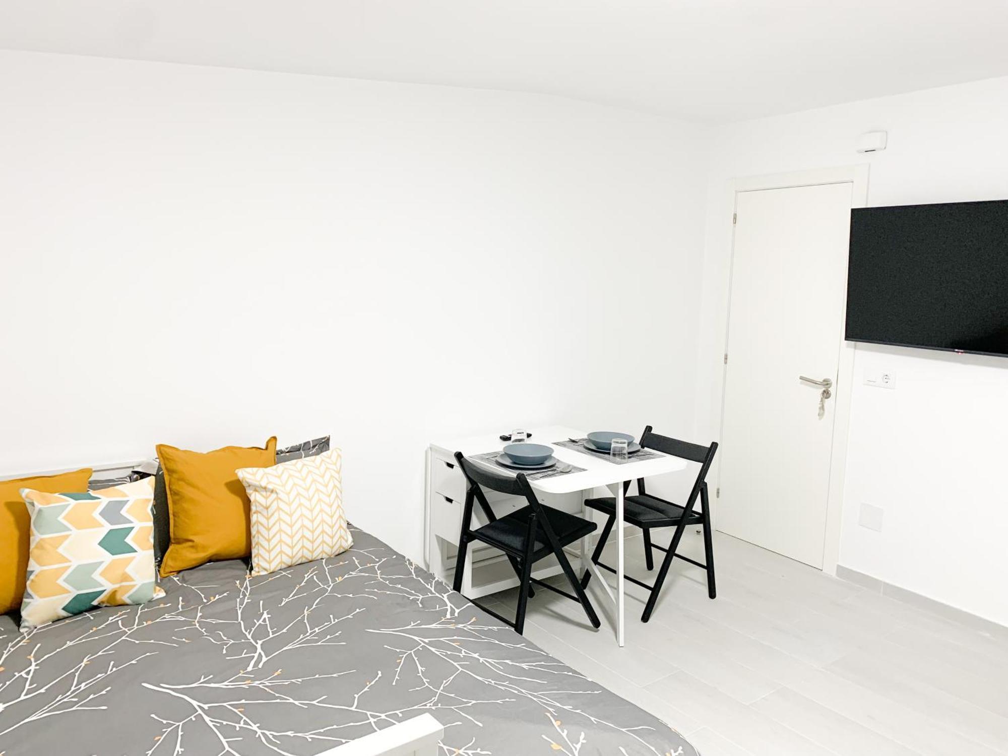 Estudio Con Terraza En La Playa Sanxenxo Bagian luar foto