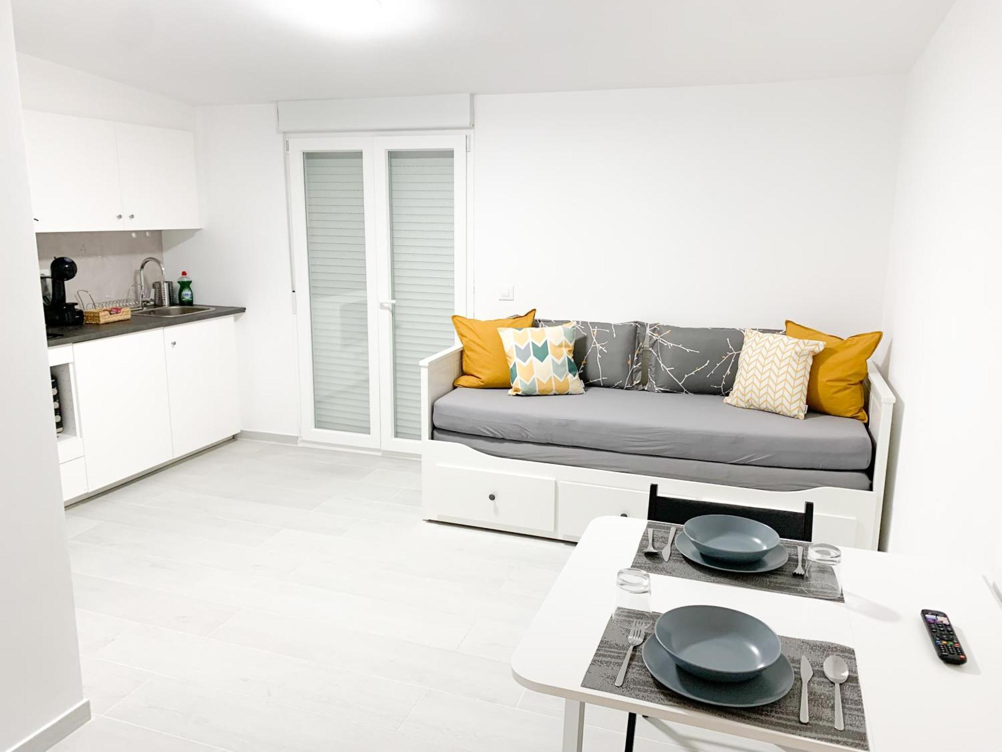 Estudio Con Terraza En La Playa Sanxenxo Bagian luar foto